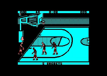Magic Johnson's Basketball (S) (1990) (Trainer) screen shot game playing
